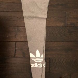 Gray adidas leggings